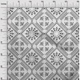 thumbnail image 3 of oneOone Rayon Black Fabric Asian Floral Block Craft Project Decor Fabric Printed by The Yard 56 Inche Wide-7375, 3 of 4