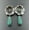 #1, variant on Women Retro 925 Silver Hook Earrings Turquoise Dangle Drop Wedding Party Jewelry-#10