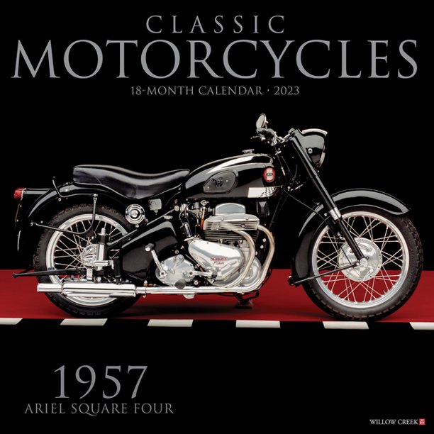 Classic Motorcycles 2023 Wall Calendar (Other) - Walmart.com