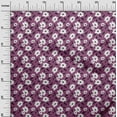 thumbnail image 2 of oneOone Velvet Dark Magenta Fabric Florals Craft Projects Decor Fabric Printed By The Yard 58 Inch Wide-D6O, 2 of 5