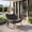 black, variant on Papasan Rocking Chair, Oversized Wicker Rattan Rocker with Thick Cushion, Heavy Duty 700 LBS Capacity Indoor Outdoor Glider for Patio & Living Room, Curved Leg Stable Design