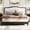 Black, variant on MODERNLUXE Queen Size Platform Bed with Upholstery Headboard, Espresso