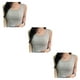 thumbnail image 1 of Minnieouse Camiseta sin mangas corta de lencería para mujer, camisola ancha sin costuras, camiseta Sexy con almohadilla, chaleco corto a la moda, Type1 NO1, 1 of 6