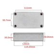 thumbnail image 5 of 3PCS 125B/1590N1 Aluminum Guitar Effect Pedal Enclosure Metal Stomp Box Enclosure Unfinished 122x66, 5 of 5