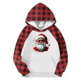 thumbnail image 4 of Taqqpue Ugly Christmas Hoodies for Girls Boys Graphic Hooded Pullover Sweatshirts Casual Loose Fit Oversize Long Sleeve Shirts with Pocket 5-15Y, 4 of 5