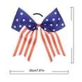 thumbnail image 2 of Wentin Reduced Hair clip USA Flag Children's Hair Bow Elastic Hair Ties Hair Accessories, 2 of 3