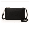 thumbnail image 3 of Juego De 4 Bolsas Informales De Lujo Para Mujer A La Moda Color Negro, 3 of 4