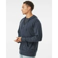 thumbnail image 2 of Independent Trading Co. Lightweight Jersey Full-Zip Hooded T-Shirt, 2 of 5