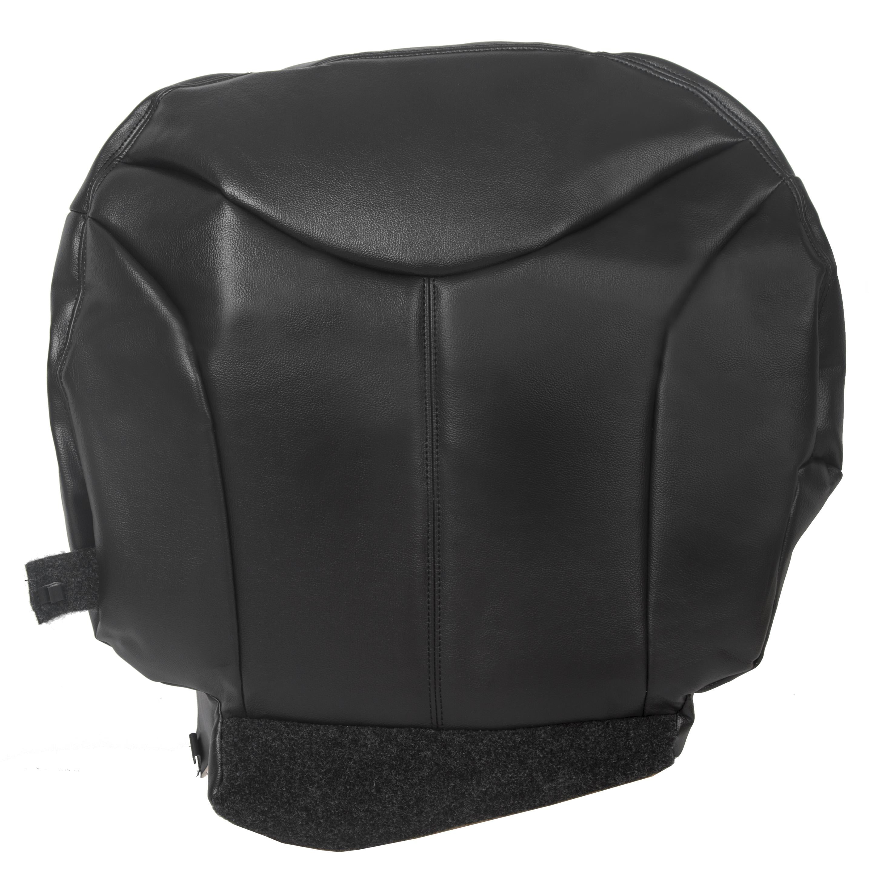GMC Sierra & Yukon Driver Bottom Leather Seat Cover Replacement - Very Dark Gray (Trim 69i/692) - Fits 2003-2007 Models With Heated/Cooled Seats - View #3