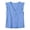 Blue, variant on Moxiu Linen Tank Tops Women Summer Cute Henley V Neck Ruffle Sleeveless Shirts Dreesy Casual Elegant Tank Top Tunic Blouses Navy,XXL