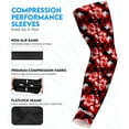 thumbnail image 2 of Exxact Sports Compression Arm Sleeves for Men & Women, 1 Pair Performance Sleeves for Baseball, Football, Youth & Adult Sizes - (Red Camo, YL), 2 of 7
