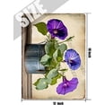thumbnail image 5 of Floral Decor Morning Glory Flower Retro Aluminum Sign 12x16 IN Metal Tin Sign Summer Flower Tin Signs Shabby Chic Office Decor Tin Garden Signs for Outside Yard Sign, 5 of 6