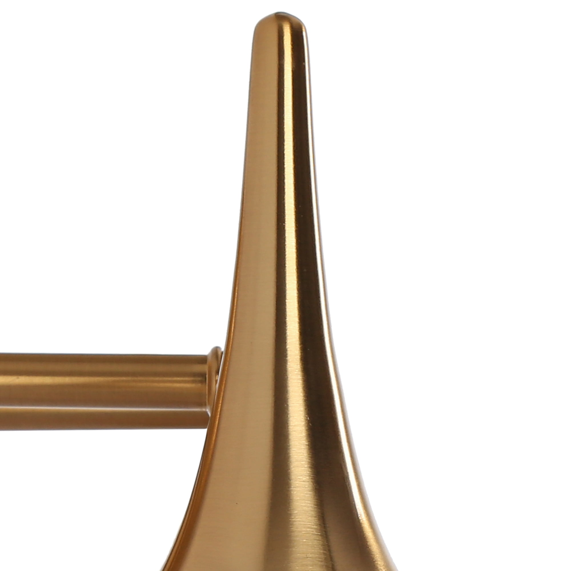 LNC Cymerlarity 28.5-in 4-Light Polished Gold LED Modern/Contemporary Vanity Light