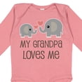 thumbnail image 4 of Inktastic My Grandpa Loves Me Boys or Girls Long Sleeve Baby Bodysuit, 4 of 5