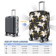 thumbnail image 4 of Yiaed Lilies Flowers Print Travel Luggage Cover Suitcase Protector Fits 18-32 Inch Luggage Wheel Covers Patterned Elastic Luggage Anti-scratch（No luggage）（No luggage）-, 4 of 5