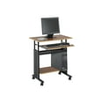 thumbnail image 1 of Muv? 28" Adjustable Height Desk, Cherry, 1 of 4