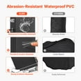thumbnail image 3 of KFFKFF Bass Guitar Hard Case, 48.03 in Rectangular Guitar Hard Case, With Lock Latch Keys Handle, PVC Padding Soft Lining Water-Resistant Hard Shell Guitar Cases, Black, 3 of 9