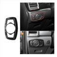 thumbnail image 3 of 2X Carbon Fiber Headlight Lamp Switch Cover Trim Control Button Frame for / Everest 2015-2021 Accessories, 3 of 6