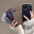 thumbnail image 4 of Compatible Con Honor X8 4G X9 4G 50 Pro 50 SE X40 GT X30i X30 5G Funda De Teléfono Simple Piel Sensación De Negocios AirBag Esmerilado Mate Forma De Jabón En Pareja Cubierta Trasera Móvil, 4 of 4