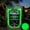 green, variant on Glow in the Dark Garden Pebbles, Colorful Luminous Stones - 100% Protect from Wind Rain, Glow in the Dark Rocks for Line Walkways, Fill Planters, Decorate Aquariums, Enhance DIY (Orange, 200pc)