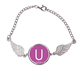 thumbnail image 1 of Quimica elementos actínidos período mesa uranio U Pulsera pulsera pulsera alas de ángel pulsera, 1 of 3