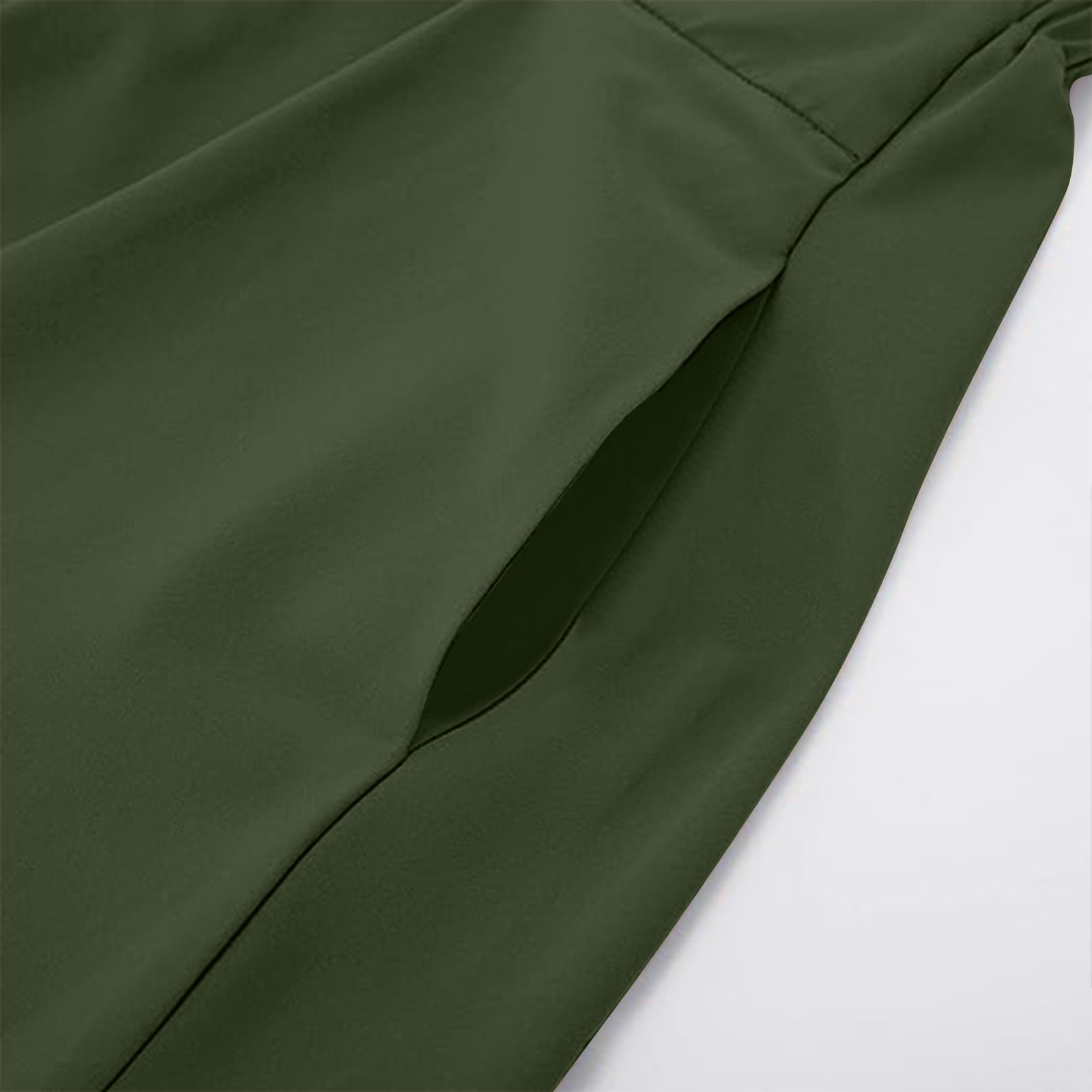 Cavosen Athletic Skirts for Women Long Maxi Ankle Length Skirts Pleated Summer Skirts High Waist Plain Pencil Skirts Dress Button with Pocket Beachwear Resortwear Green L