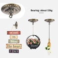thumbnail image 2 of 1Pcs Antique Green Square Ceiling Light Mounting Bracket 5.89X5.89X2.36in, 2 of 8