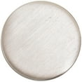thumbnail image 2 of Contemporary Round Cabinet Knob, 15/16 Inches, Zinc Base Material, Satin Nickel by Stone Harbor Hardware, 2 of 2