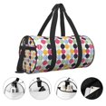 thumbnail image 3 of Balery Polka Dot Bolsa de Gimnasio para Mujeres y Hombres, Bolsa de Viaje Impermeable, Bolsa de Fin de Semana con Compartimento para Zapatos y Bolsillo Húmedo, 3 of 6