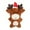 Brown, variant on Tiberpet Dog Squeaky Toys Dog Toys Christmas Stuffed Dog Plush Toys Pet Interactive Toys for Large Medium Small Dogs
