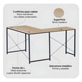 thumbnail image 3 of Escritorio Relan Top Living Desk-11, estilo esquinero en L, diseño industrial y moderno., 3 of 6