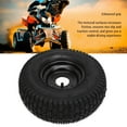 thumbnail image 3 of ATV Tyre, Robust Ply Structure Anti Slip Explosion Proof 6 Inch Tire 13x5.00-6 Tires M8x3 Bolts Fixation with Black Rims for Mower, 3 of 7