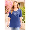 thumbnail image 2 of Catherines Women's Plus Size Embellished Dolman Tunic, 2 of 4