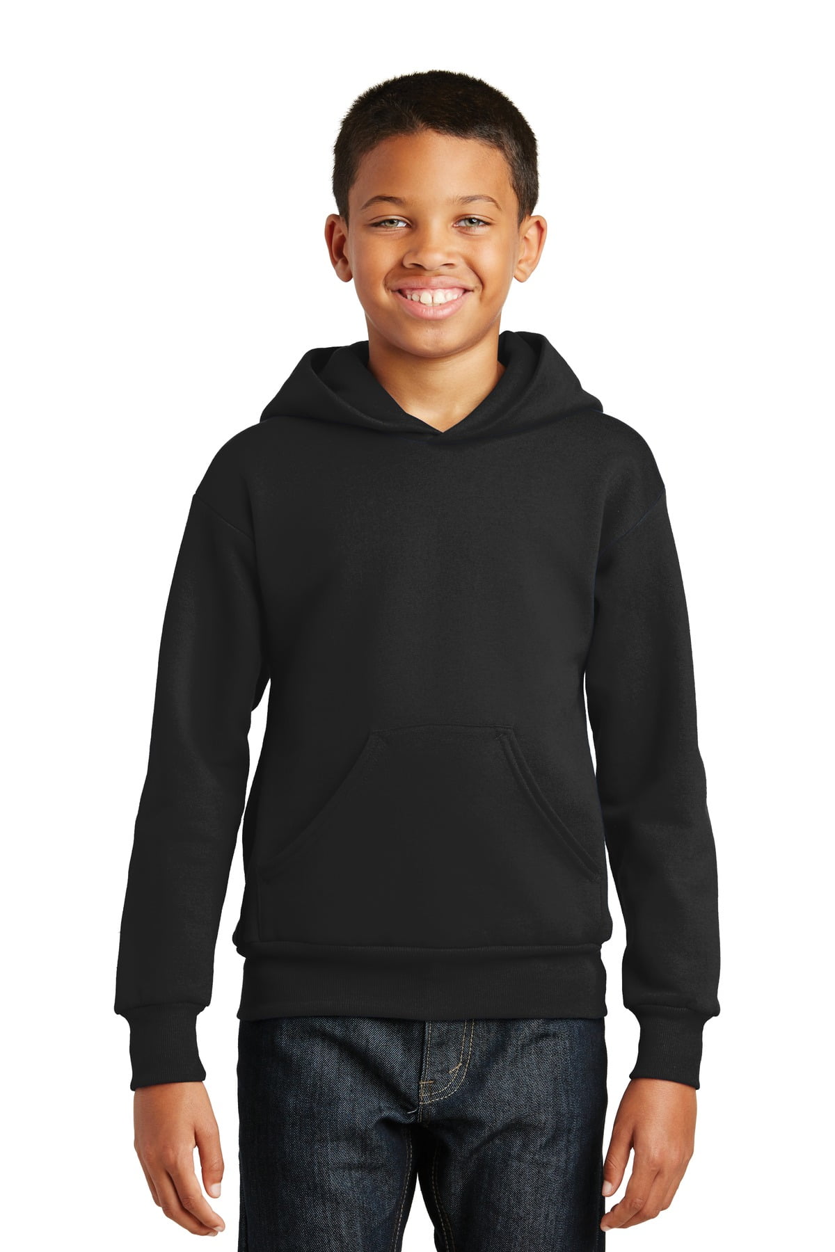 Hanes Youth EcoSmart Pullover Hooded Sweatshirt - Walmart.com