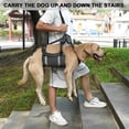thumbnail image 2 of COODEO Mobility Dog Lift Harness, Emergency Carry Sling, Pet Rear Leg Support Rehabilitation Lifts Vest, Dog Carrier for Senior Dogs Joint Injuries, Arthritis (Military Green, L), 2 of 6