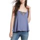 thumbnail image 1 of Free People - Camiseta sin mangas con encaje para mujer, color morado, grande Free People Cami, 1 of 1