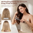 thumbnail image 6 of Cordless Hair Straightener and Curler, 2 in 1 Portable Flat Iron with Charging Dock, 4000mAh Rechargeable Battery, 4 Adjustable Temps 284°F-428°F, 6 of 8