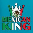 thumbnail image 5 of Wild Bobby Mexican King Latin Pride Men Graphic Tee, Light Turquoise, 3X-Large, 5 of 5