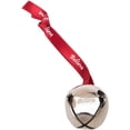 thumbnail image 6 of Bevin Bells Believe Sleigh Bells Ornament (12-Pack) | 1.5" Made of Steel | Hanging Bells with a Red Satin Believe Ribbon | Great Tone | Xmas Gift or Stocking Stuffer | Made in The USA, 6 of 7