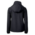 thumbnail image 3 of Women's Cutter & Buck Black Buffalo Bills Charter Eco Recycled Full-Zip Hoodie Jacket, 3 of 3