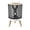 Color 1, variant on Small Trash Can with Lid Highland Cow Sunflower Rustic Farmhouse Western Cow Vintage 1.8 Gallon Dog Proof Trash Can Round Garbage Can Waste Bin Wastebasket for Bathroom Bedroom Living Room