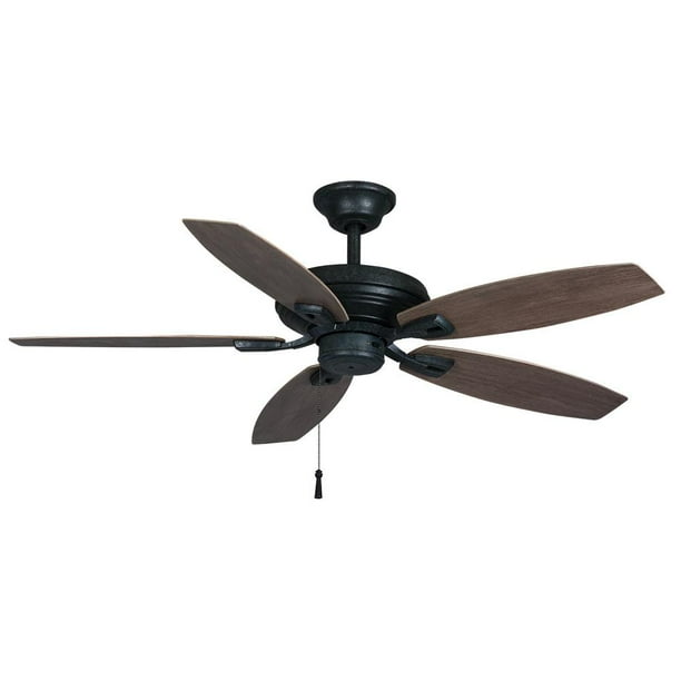 Hampton Bay North Pond 52 In Indoor Outdoor Aged Silver Ceiling Fan New Open Box Com Indoor Outdoor Aged Silver Ceiling Fan, Hampton Bay Outdoor Ceiling Fan Light Cover