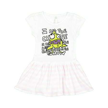 

Inktastic I Am The Cheese Gift Toddler Girl Dress