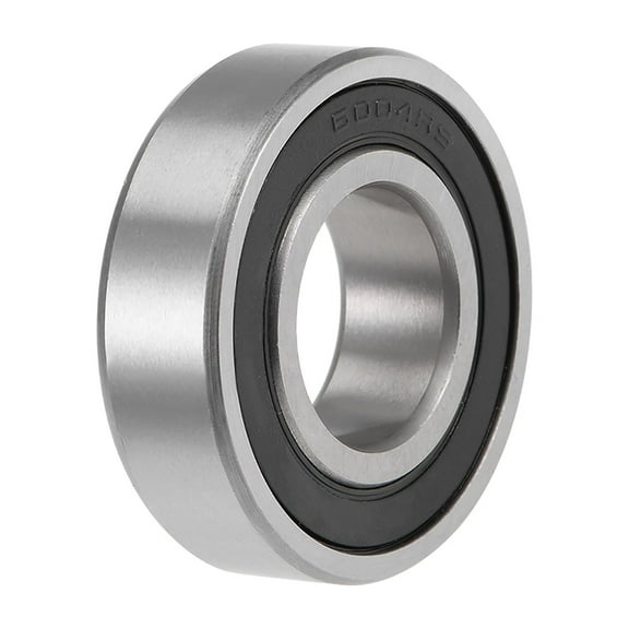 6004-2RS Deep Groove Ball Bearings Z2 20mmx42mmx12mm Double Shielded Carbon Steel