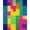 Multicolor, Pattern 2, variant on ODIKA Whimsical Checkered Maximalist Grid Funky Retro Plush Hippie for Home Office, Gaming Room, Under Desk, Non-Slip Chair-Friendly