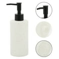 thumbnail image 5 of Unique Bargains 1 Pc Classic Cylindrical Soap Pump Dispenser for Hotels 350ml Black White, 5 of 6