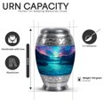 thumbnail image 2 of Yatskia Blue Waterfall Mini Holder Cremation Urn for Adult Ashes Men and Women, Little Funeral Urns for Human Ashes, (Monar Pack of 2, 3 Inch), 2 of 8