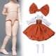 thumbnail image 3 of Ropa de moda para muñecas BJD, vestido de fiesta para muñeca niña, escala 1:6, conjuntos de ropa para Ob22 Tirantes Naranja, 3 of 9