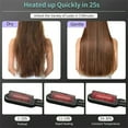 thumbnail image 5 of New 2 In 1 Hair Straightener Hot Comb Negative Ion Curling Tong Dual-purpose Electric Hair Brush, 5 of 11