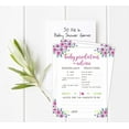 thumbnail image 2 of Inkdotpot Floral Oh Deer Party Supplies-Set Of 50 Baby ShowerPrediction Cards For Baby Shower Game, 2 of 4